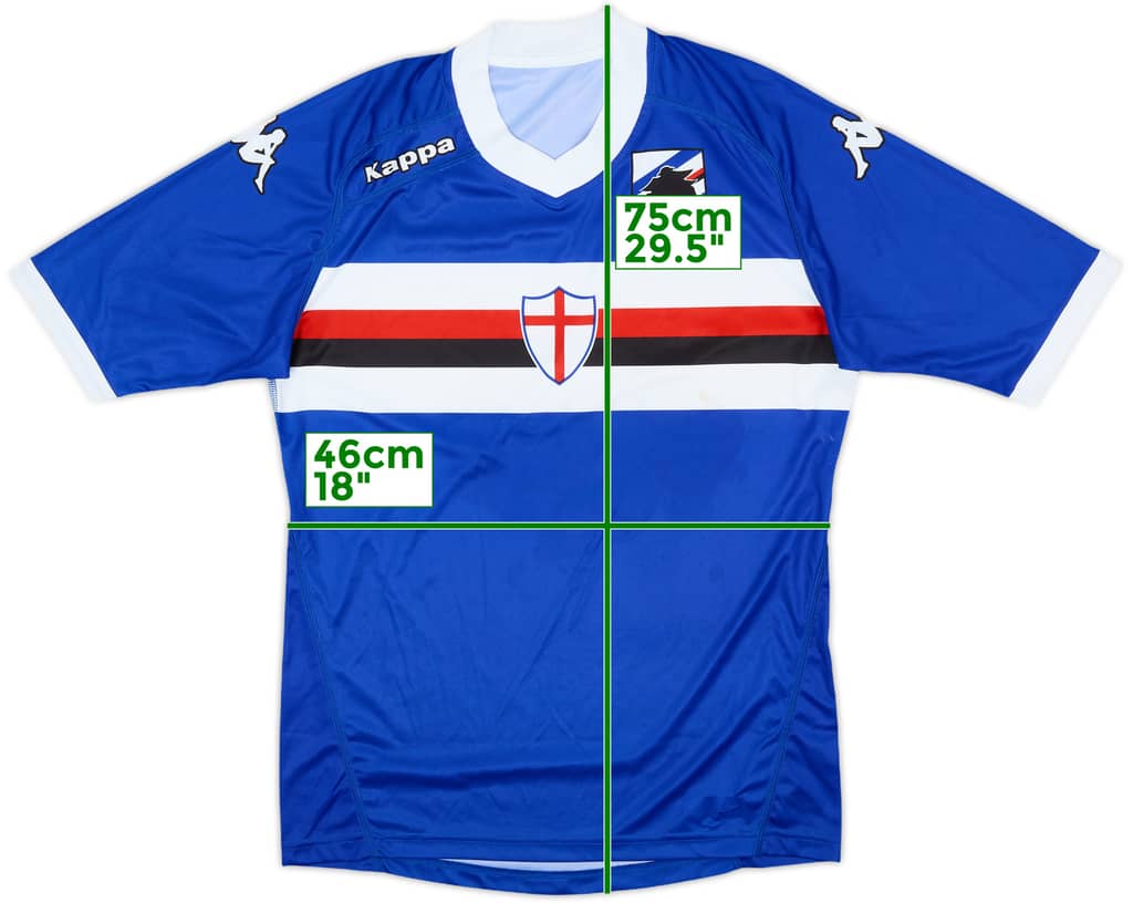 2010-11 Sampdoria Basic Home Shirt - 6/10 - (L)