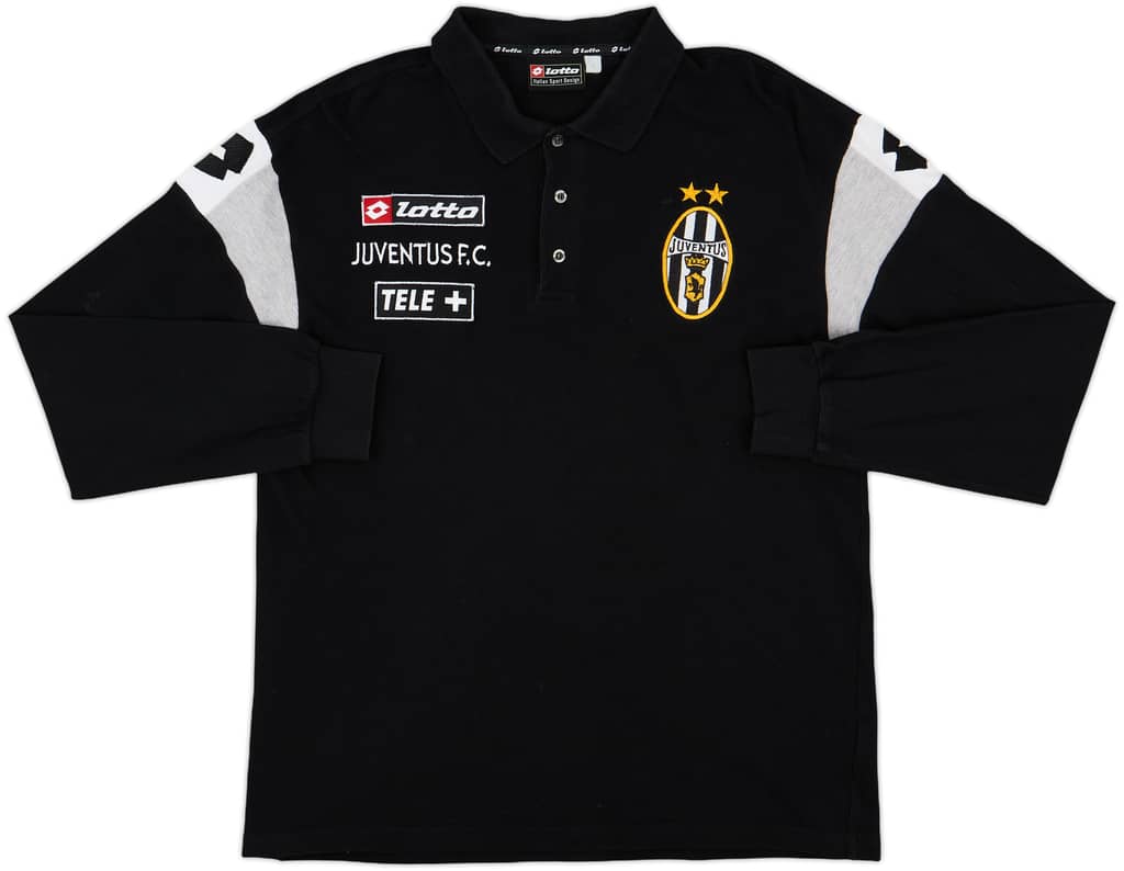 2000-01 Juventus Lotto Polo L/S Shirt - 8/10 - (L)