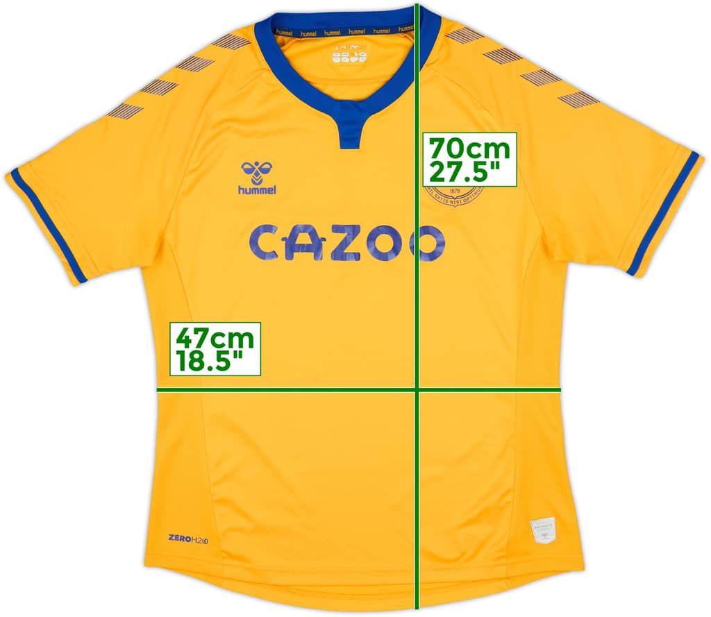 2020-21 Everton Away Shirt - 8/10 - (Women's XL)