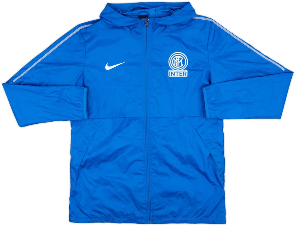 2018-19 Inter Milan Hooded Rain Coat - 10/10 - (L)