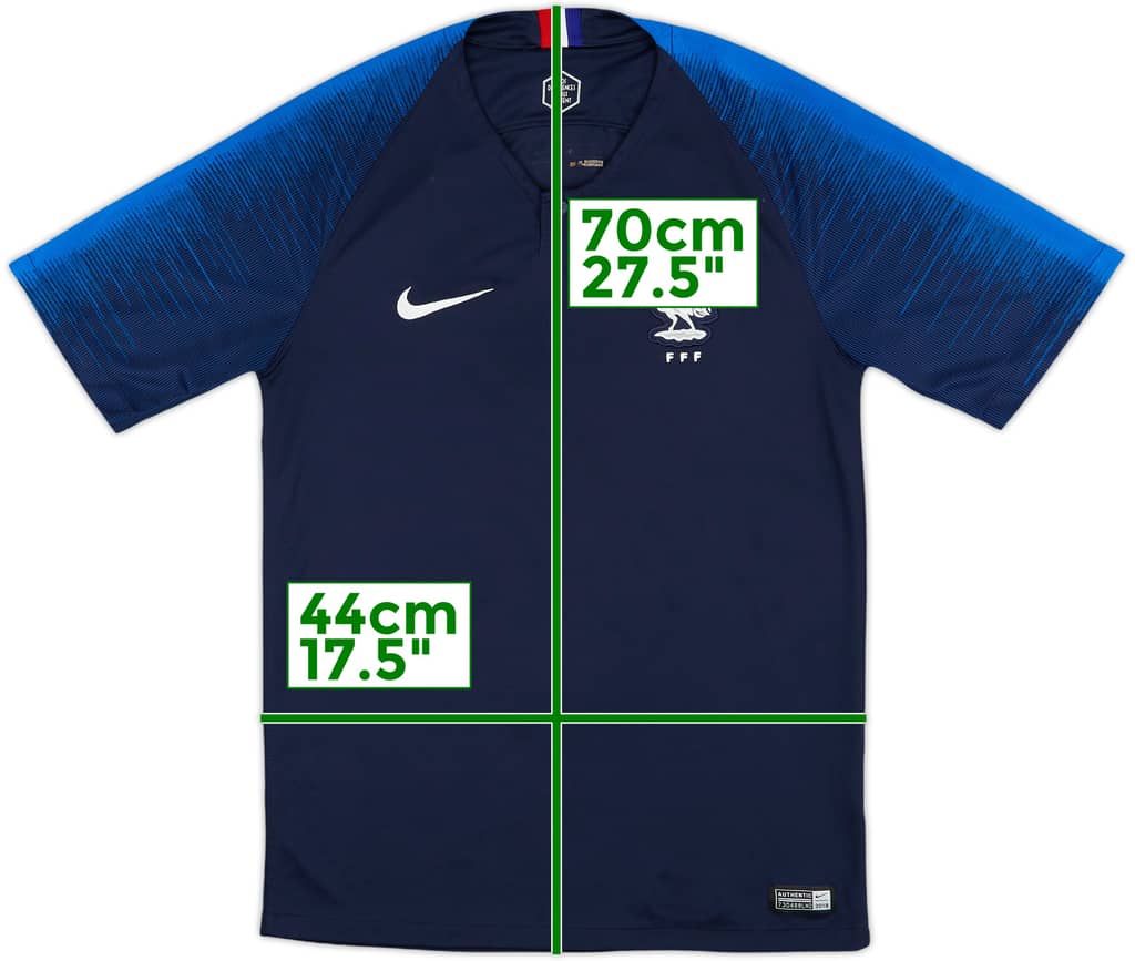 2018 France Home Shirt - 7/10 - (S)