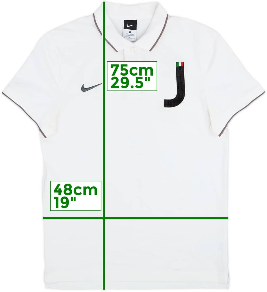 2010-11 Juventus adidas Cotton Polo Shirt - 8/10 - (M)