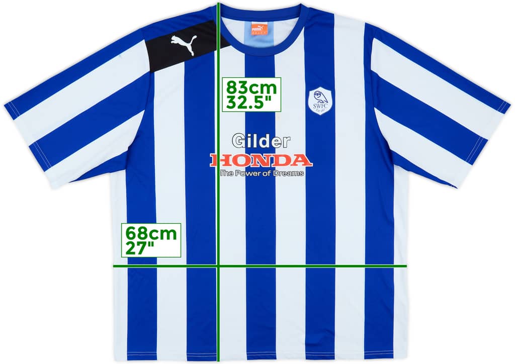 2012-13 Sheffield Wednesday Home Shirt - 6/10 - (4XL)
