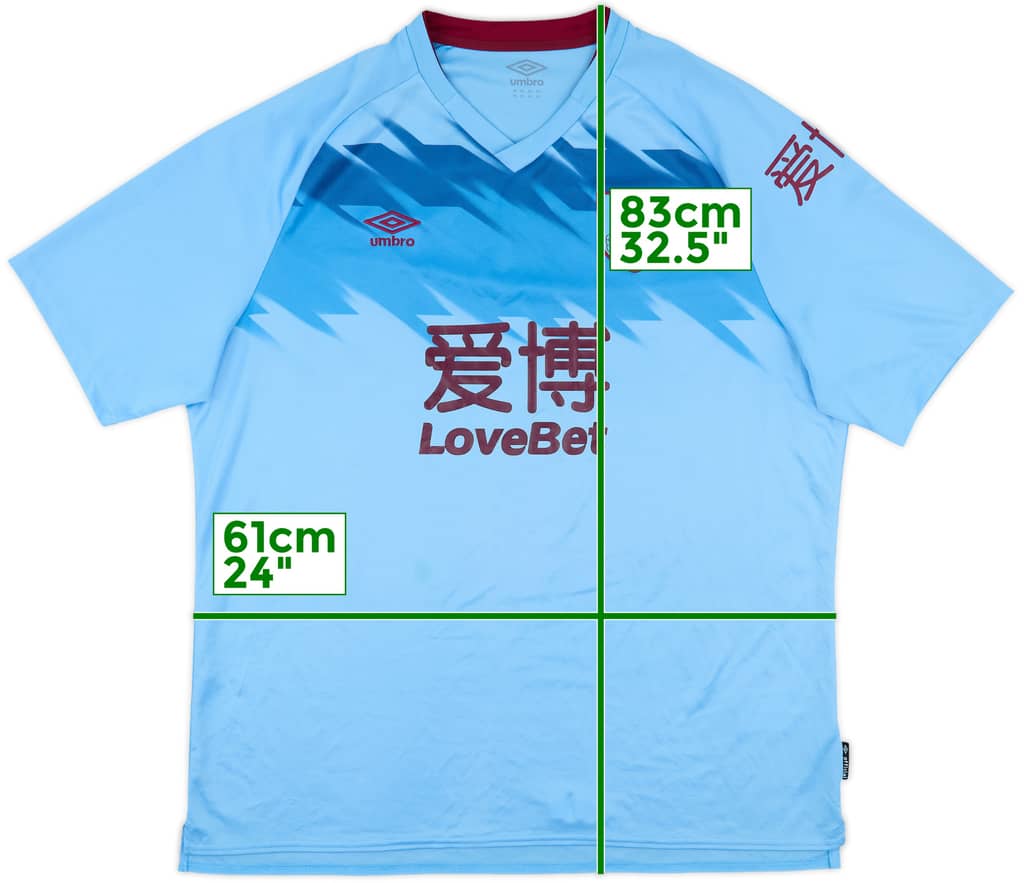 2019-20 Burnley Away Shirt - 7/10 - (3XL)