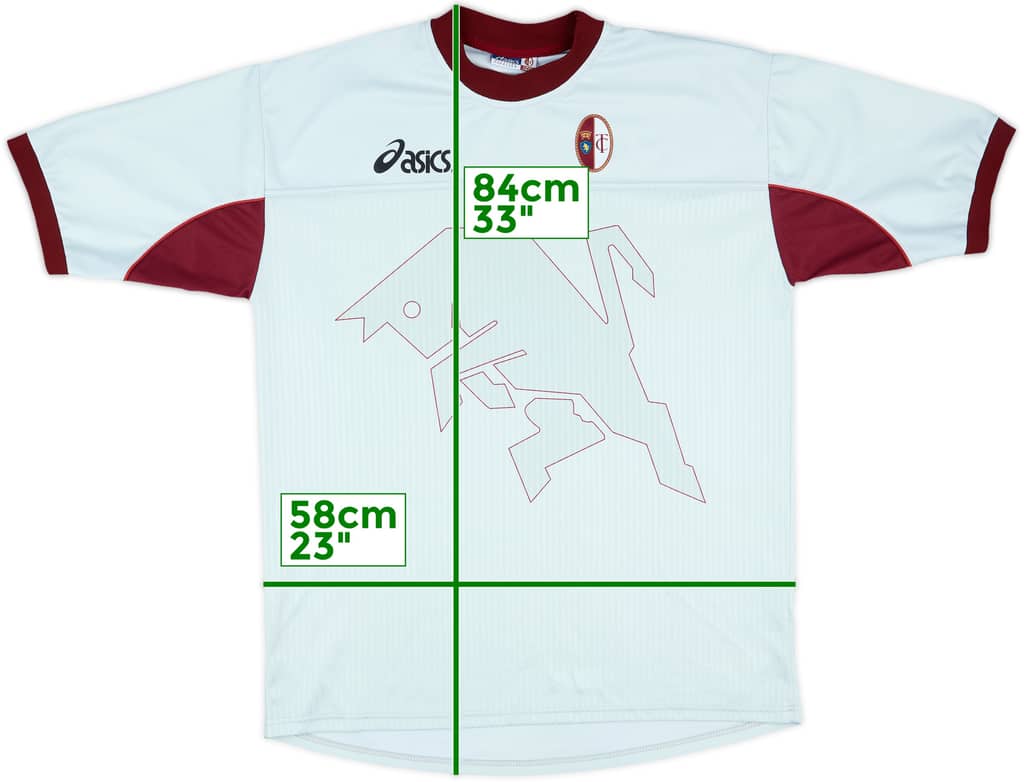 2001-02 Torino Asics Training Shirt - 6/10 - (XL)