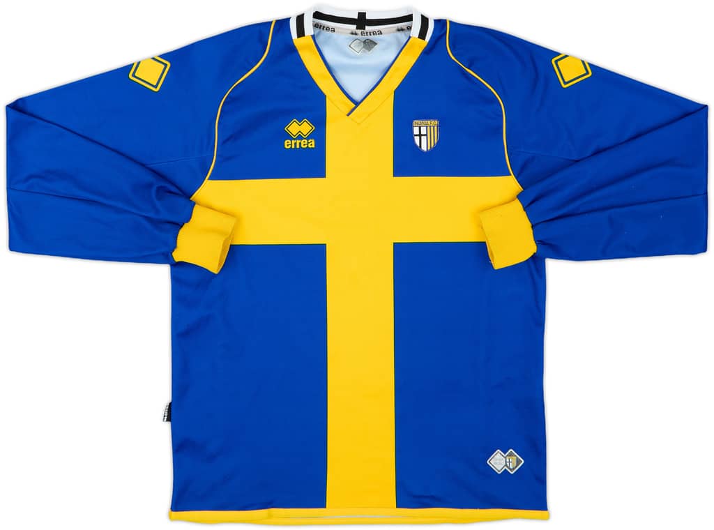 2007-08 Parma Away L/S Shirt - 8/10 - (XL.Boys)