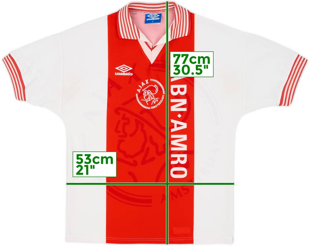 1995-96 Ajax Home Shirt - 8/10 - (M)