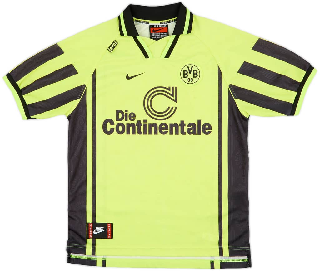 1996-97 Borussia Dortmund Home Shirt - 8/10 - (XL.Boys)