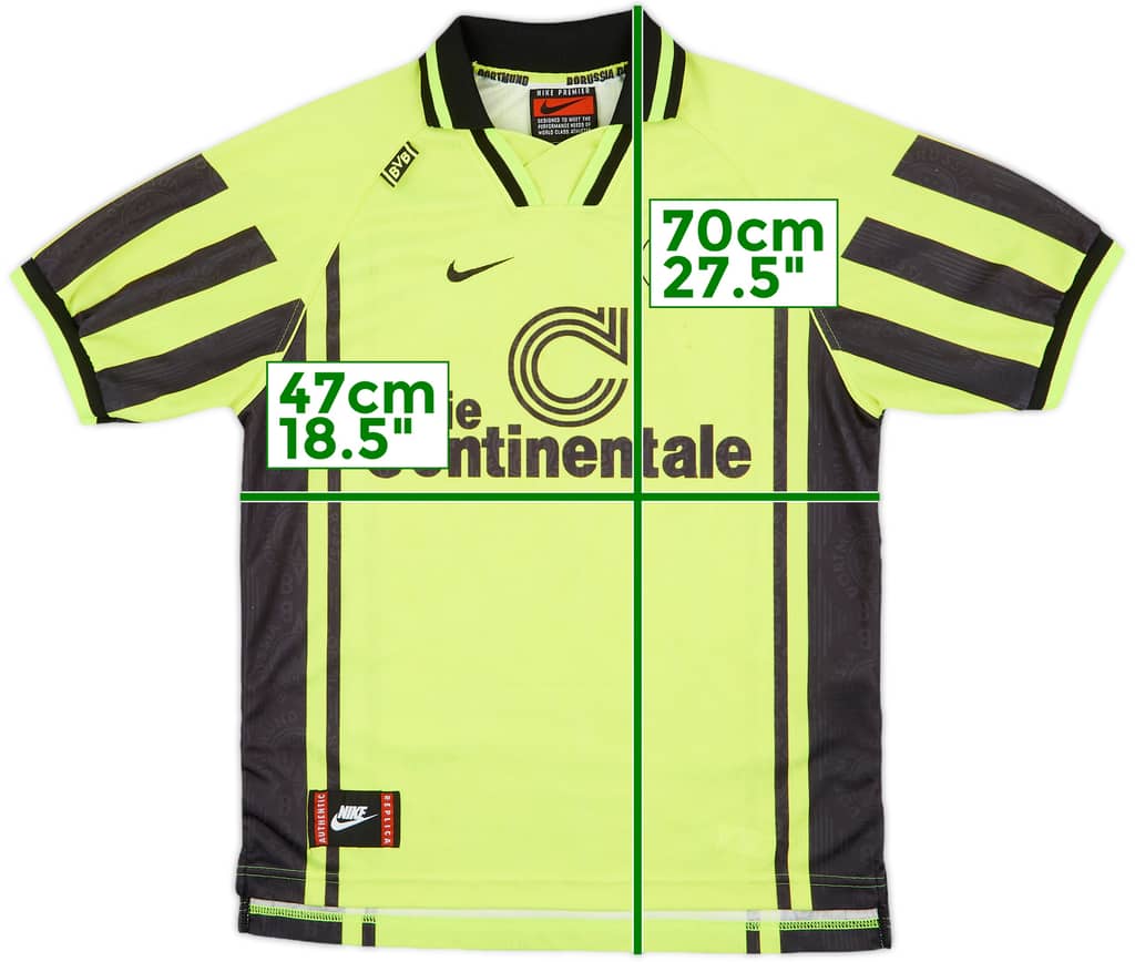1996-97 Borussia Dortmund Home Shirt - 8/10 - (XL.Boys)