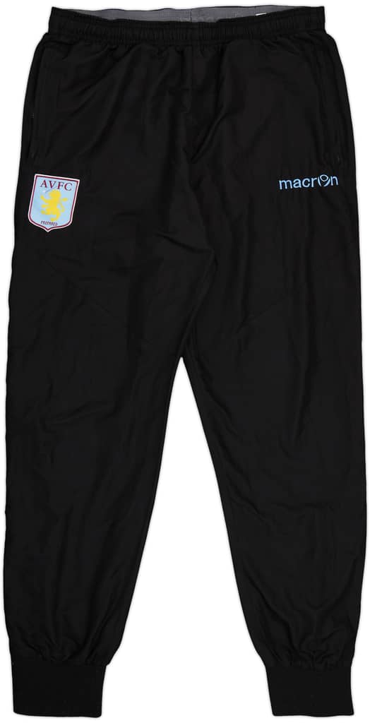 2012-13 Aston Villa Macron Track Pants/Bottoms - 9/10 - (L)