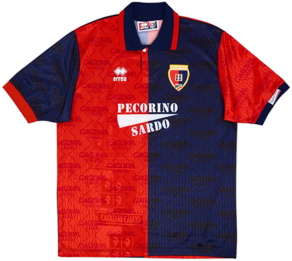 1993-96 Cagliari Home Shirt - 9/10 - (L)