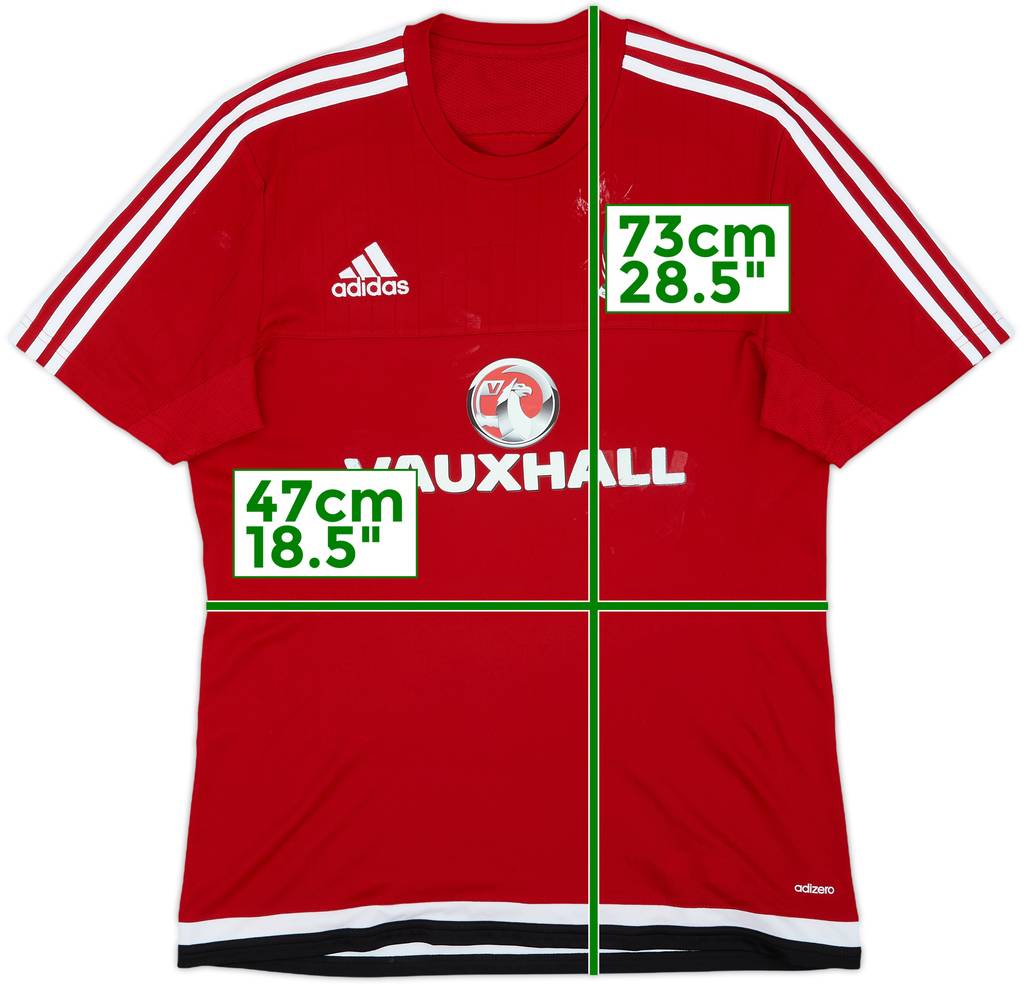 2016-17 Wales adizero Training Shirt - 6/10 - (M)