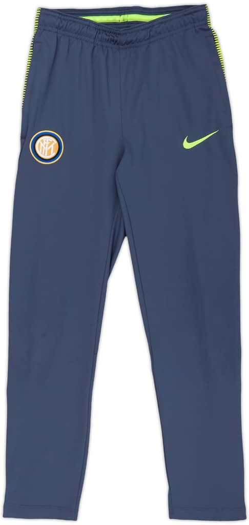 2017-18 Inter Milan Nike Track Pants/Bottoms - 8/10 - (M.Boys)