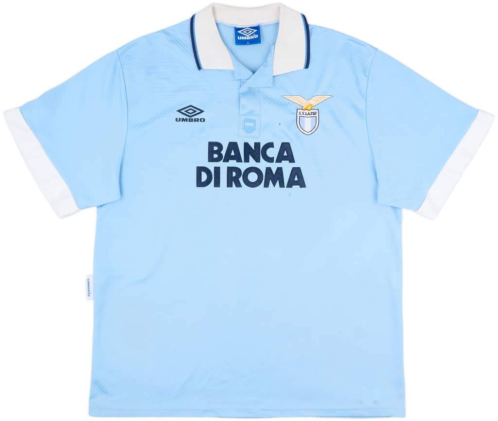1993-95 Lazio Home Shirt - 6/10 - (XL)