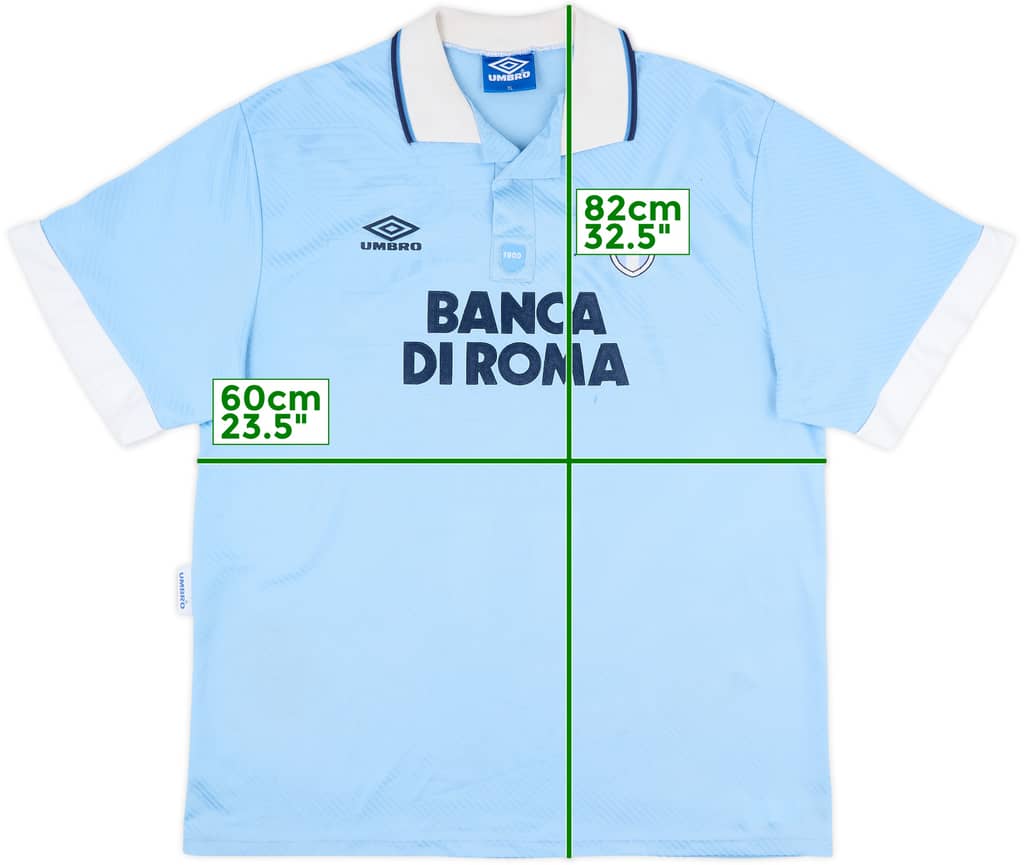 1993-95 Lazio Home Shirt - 6/10 - (XL)