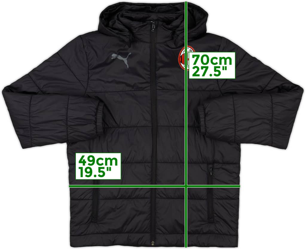 2023-24 AC Milan Puma Padded Jacket - 10/10 - (L.Boys)