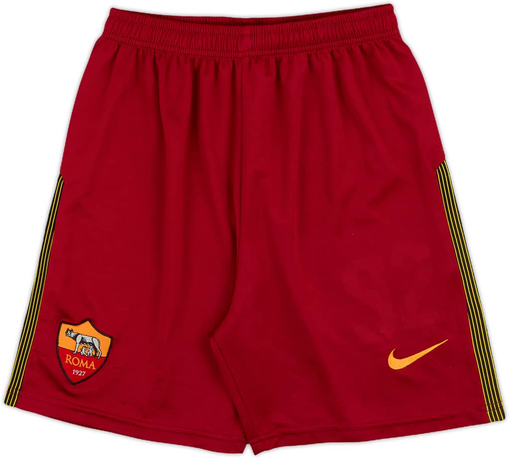 2017-18 Roma Home Shorts - 9/10 - (L)