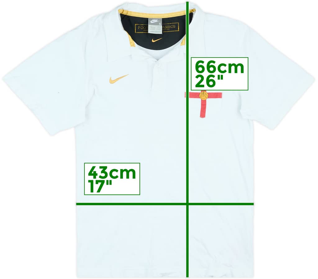 2007-08 Inter Milan Nike Retro Polo Shirt - 8/10 - (S)