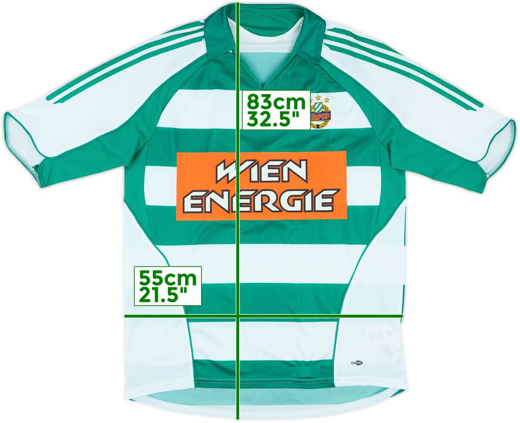 2005-06 Rapid Vienna Home Shirt - 8/10 - (L)