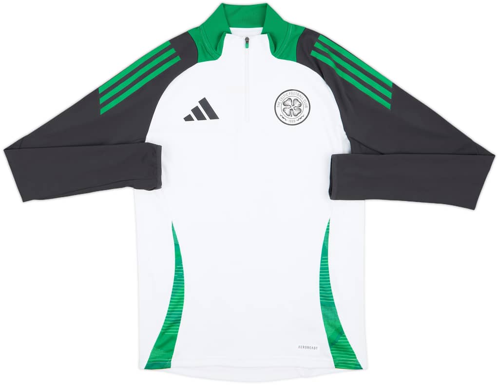 2024-25 Celtic adidas 1/4 Zip Drill Top - 6/10 - (S)