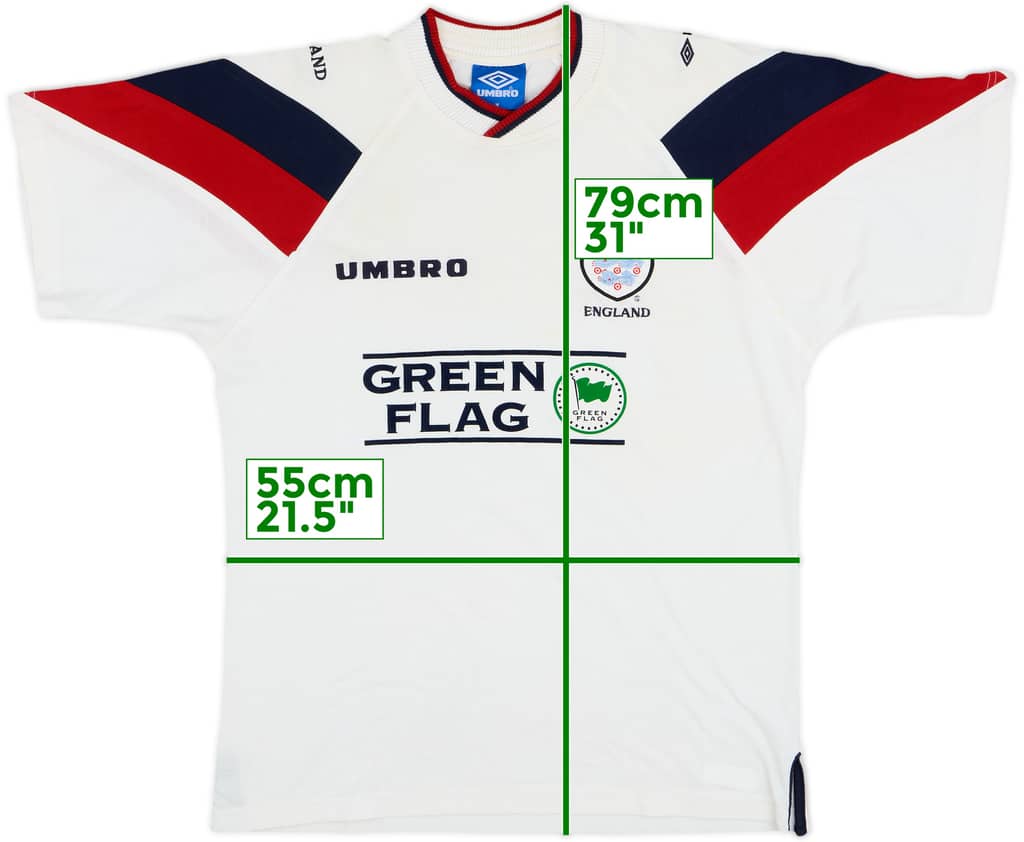 1998-99 England Umbro Training Shirt - 7/10 - (M)