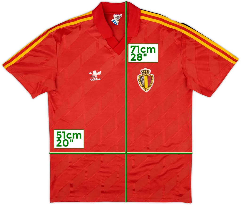 1986-90 Belgium Home Shirt - 5/10 - (M)