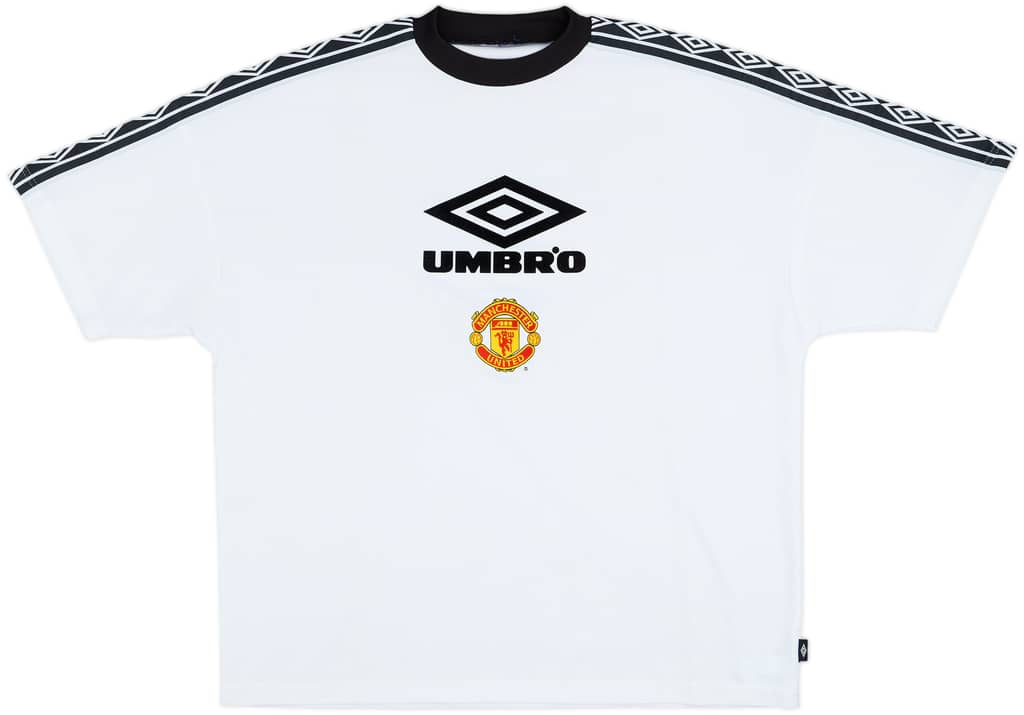 1994-96 Manchester United Umbro Training Shirt - 8/10 - (XL)