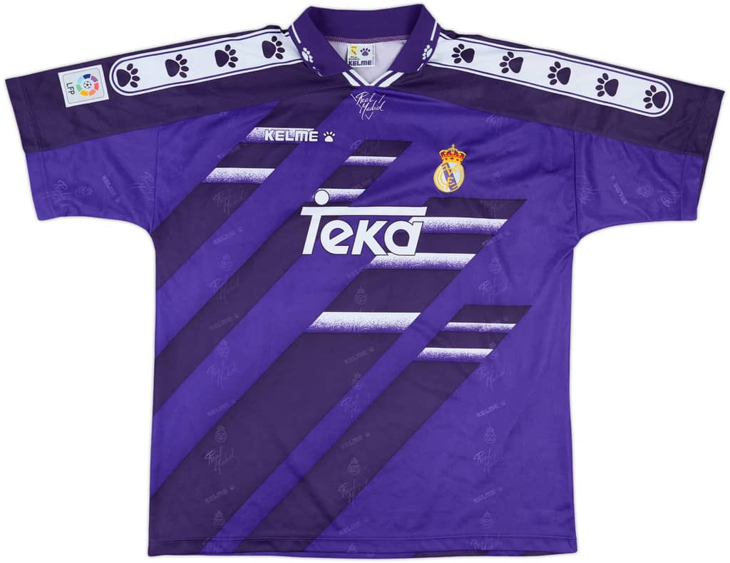1994-96 Real Madrid Away Shirt - 8/10 - (XL)