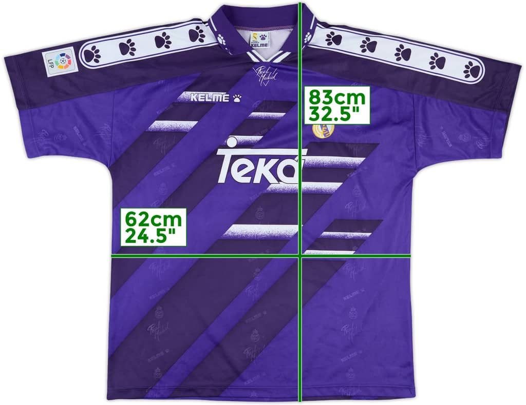 1994-96 Real Madrid Away Shirt - 8/10 - (XL)