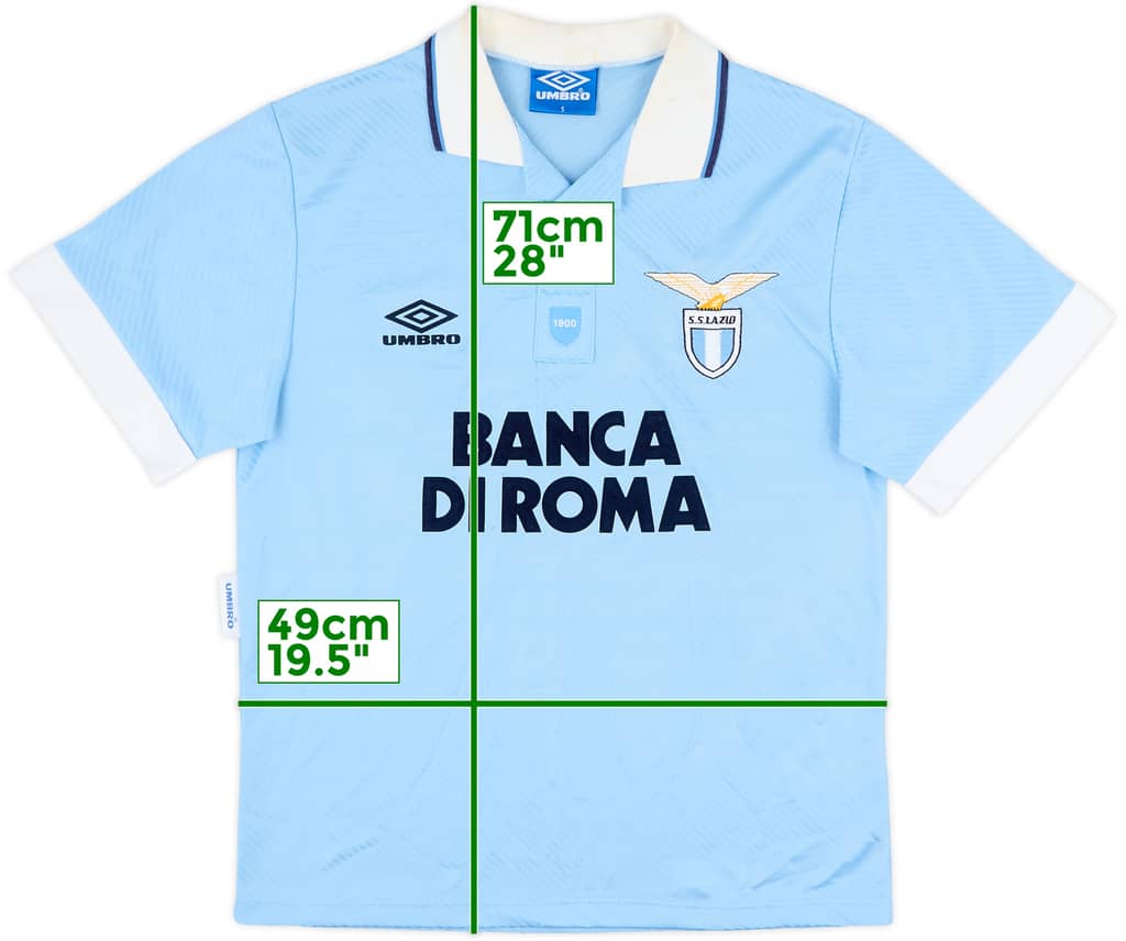 1993-95 Lazio Home Shirt - 8/10 - (S)