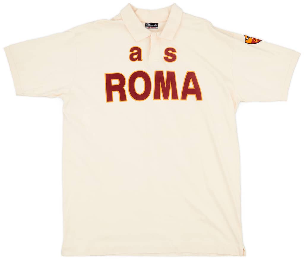 2003-04 Roma Kappa Polo Shirt - 9/10 - (XXL)