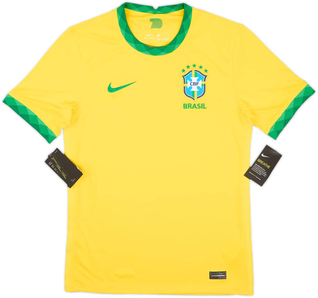 2020-21 Brazil Home Shirt (S)