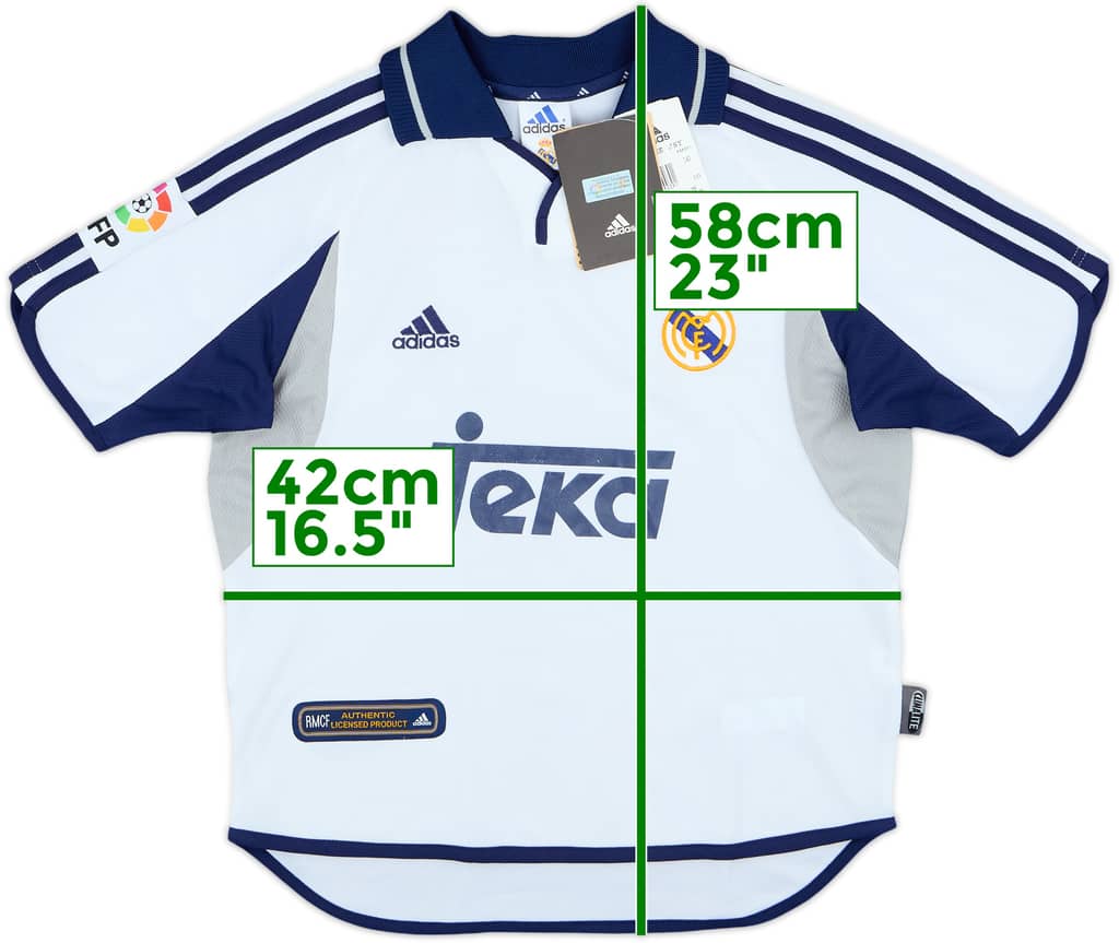 2000-01 Real Madrid Home Shirt (M.Boys)