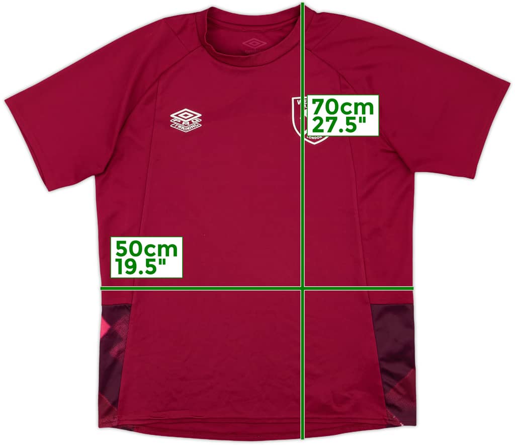 2018-19 West Ham Umbro Training Shirt - 9/10 - (M)