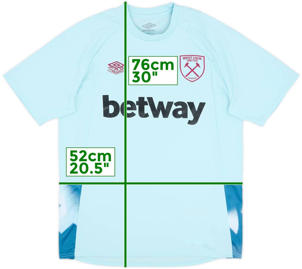 2022-23 West Ham Umbro Training Shirt - 9/10 - (L)