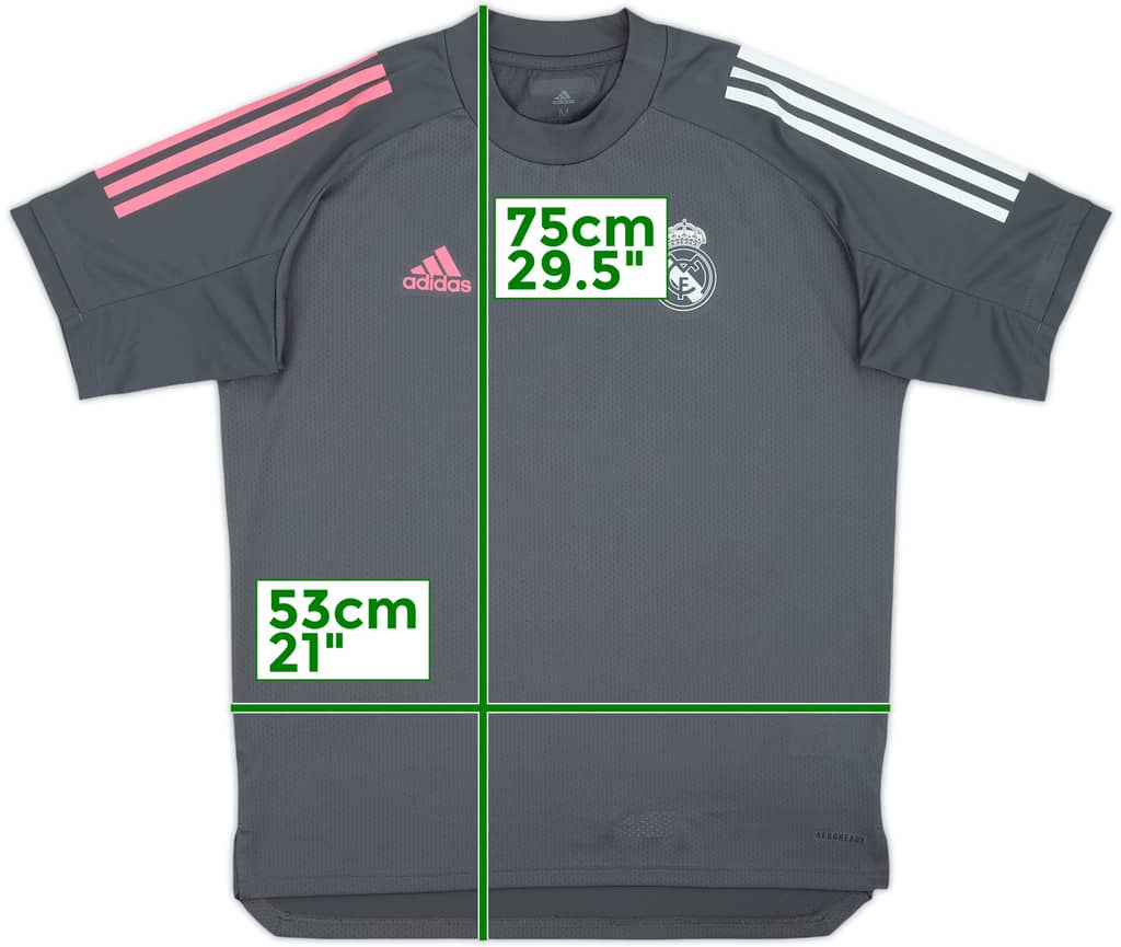 2020-21 Real Madrid adidas Training Shirt - 10/10 - (M)