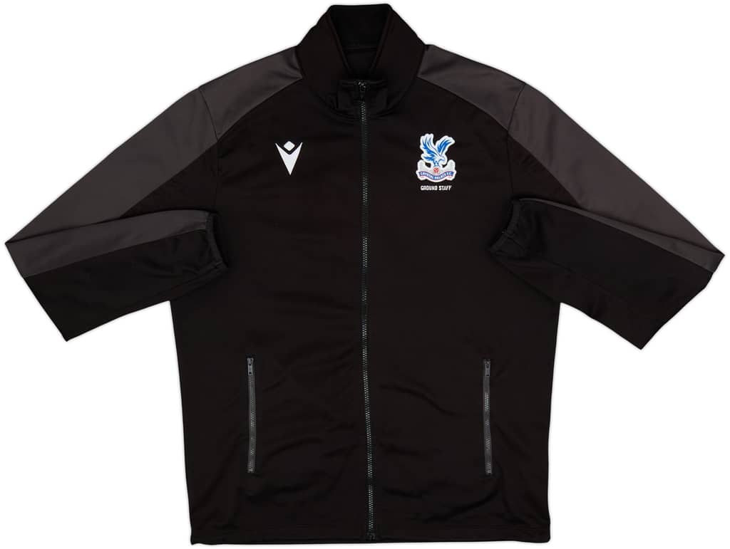 2022-23 Crystal Palace Ground Staff Macron Track Jacket - 8/10 - (M)