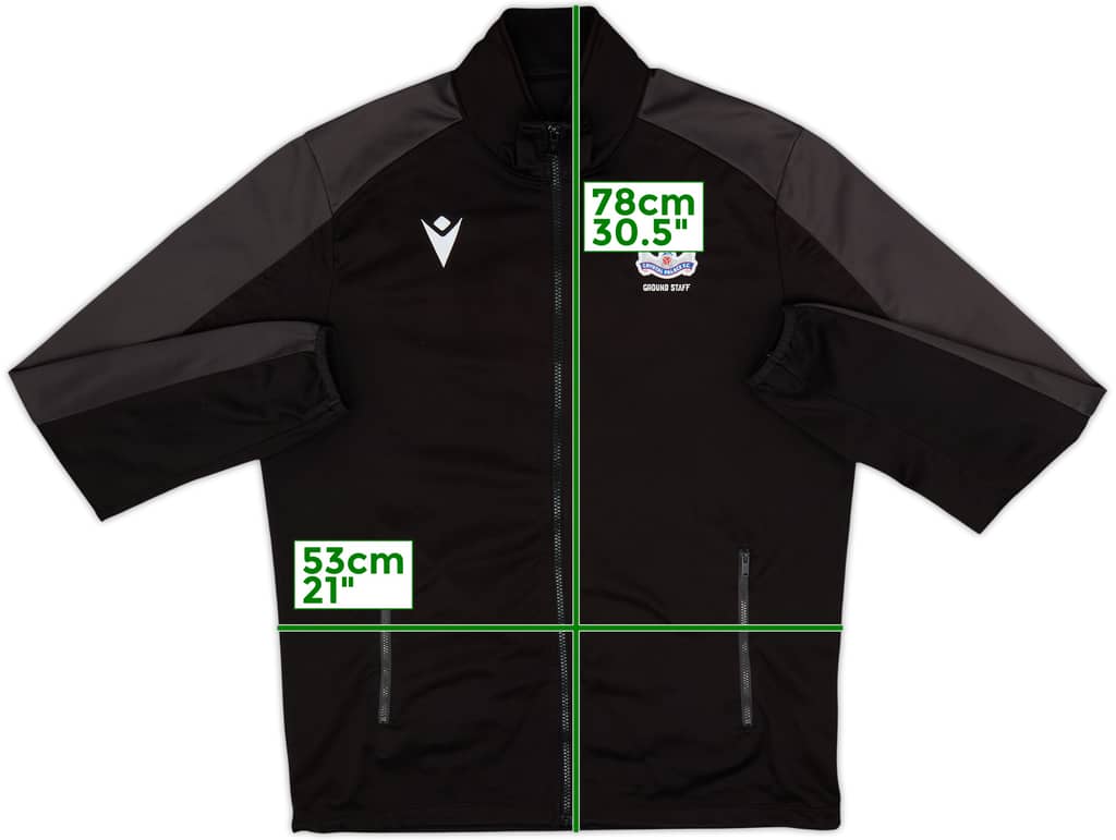 2022-23 Crystal Palace Ground Staff Macron Track Jacket - 8/10 - (M)