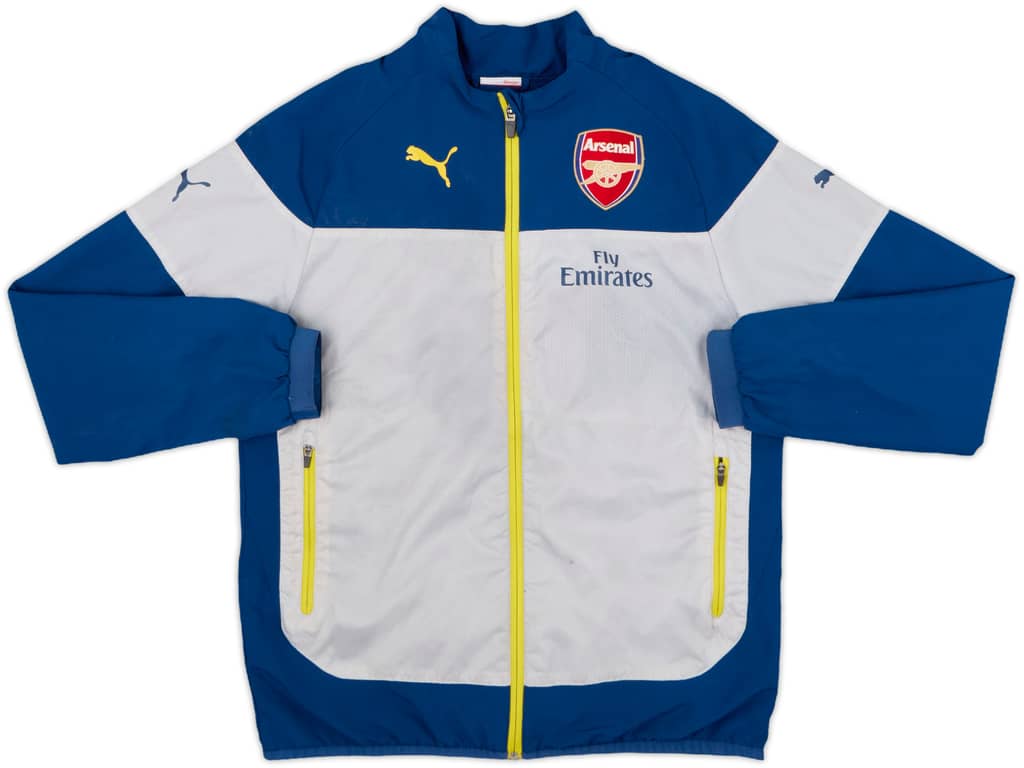 2014-15 Arsenal Puma Track Jacket - 7/10 - (L.Boys)