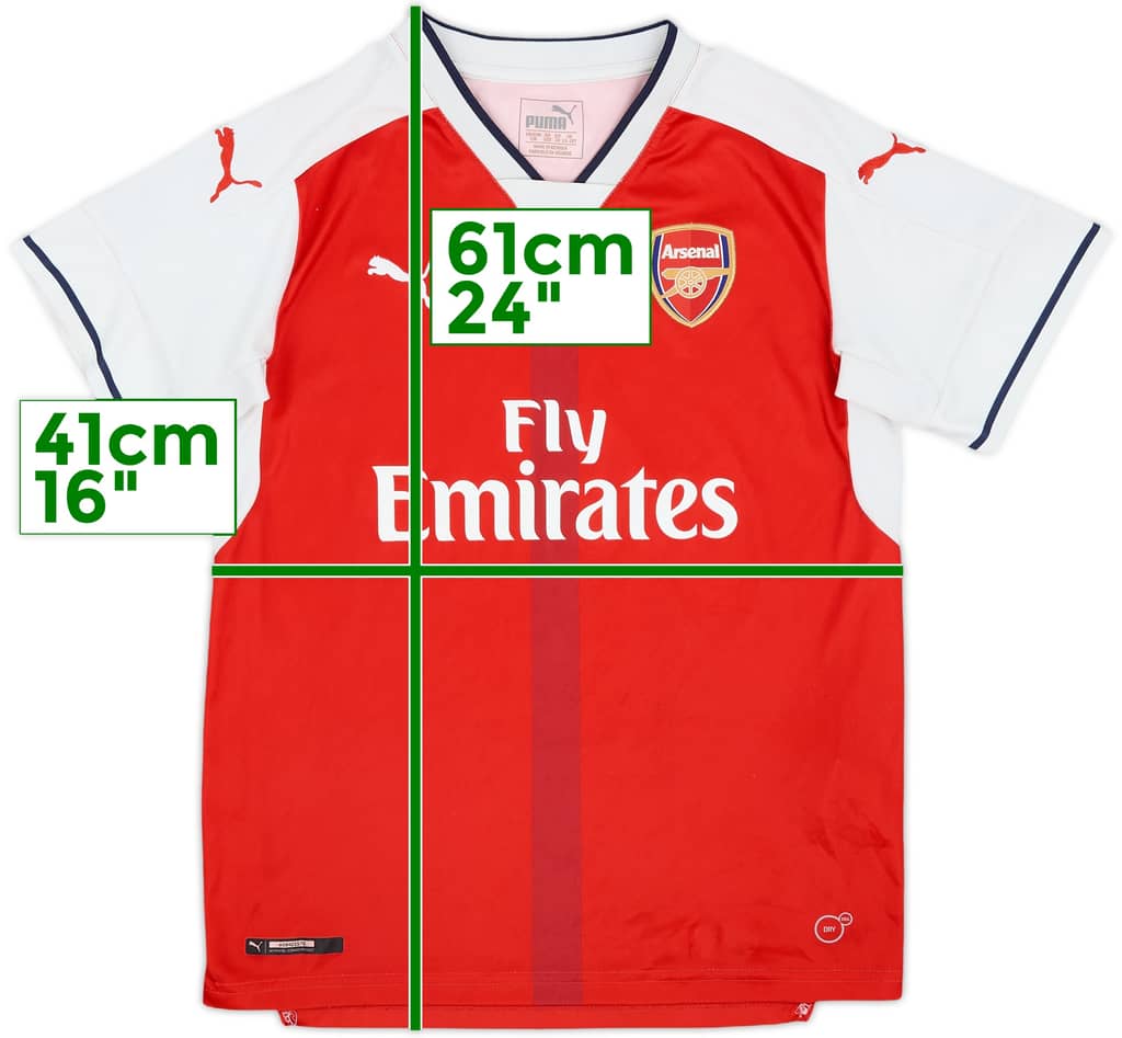 2016-17 Arsenal Home Shirt - 6/10 - (M.Boys)
