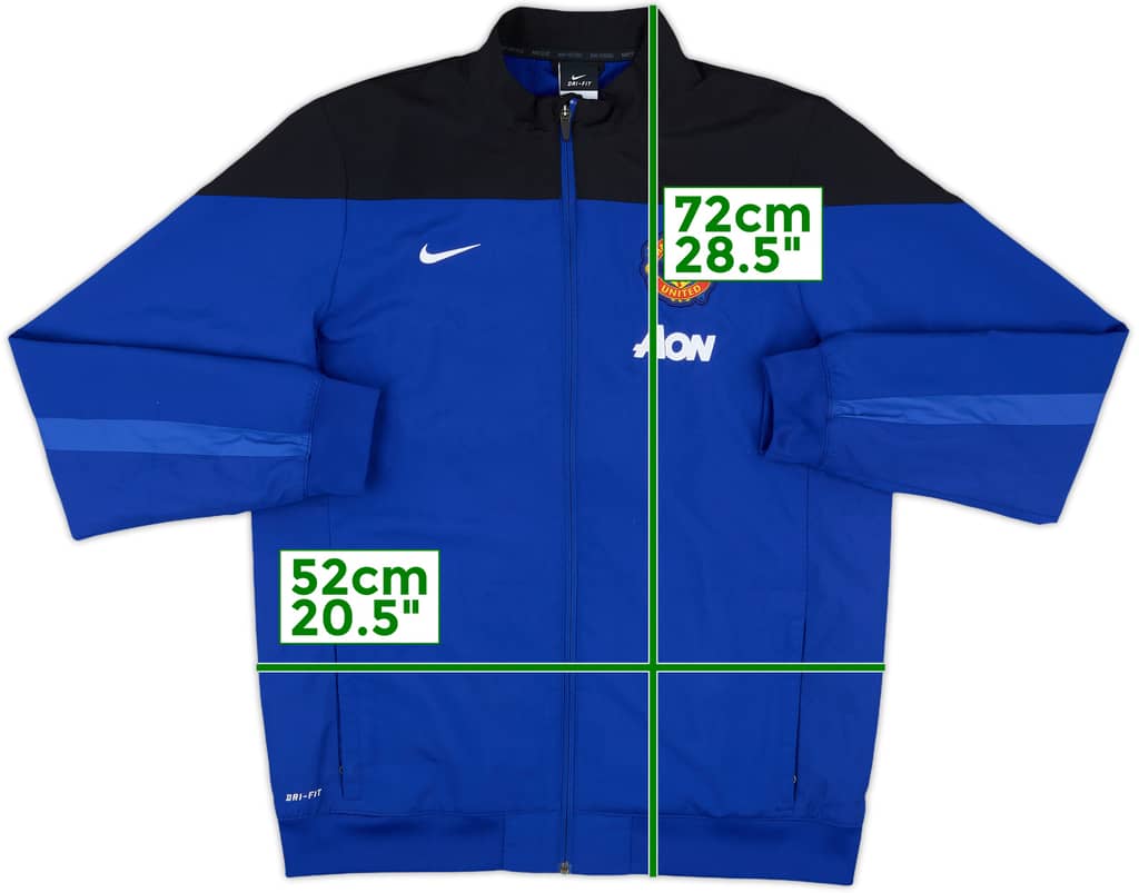 2013-14 Manchester United Nike Track Jacket - 8/10 - (XL.Boys)