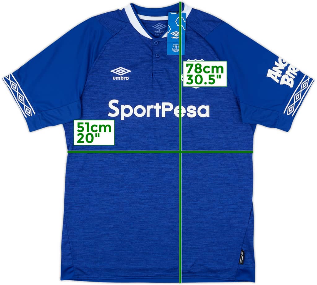 2018-19 Everton Home Shirt (L)
