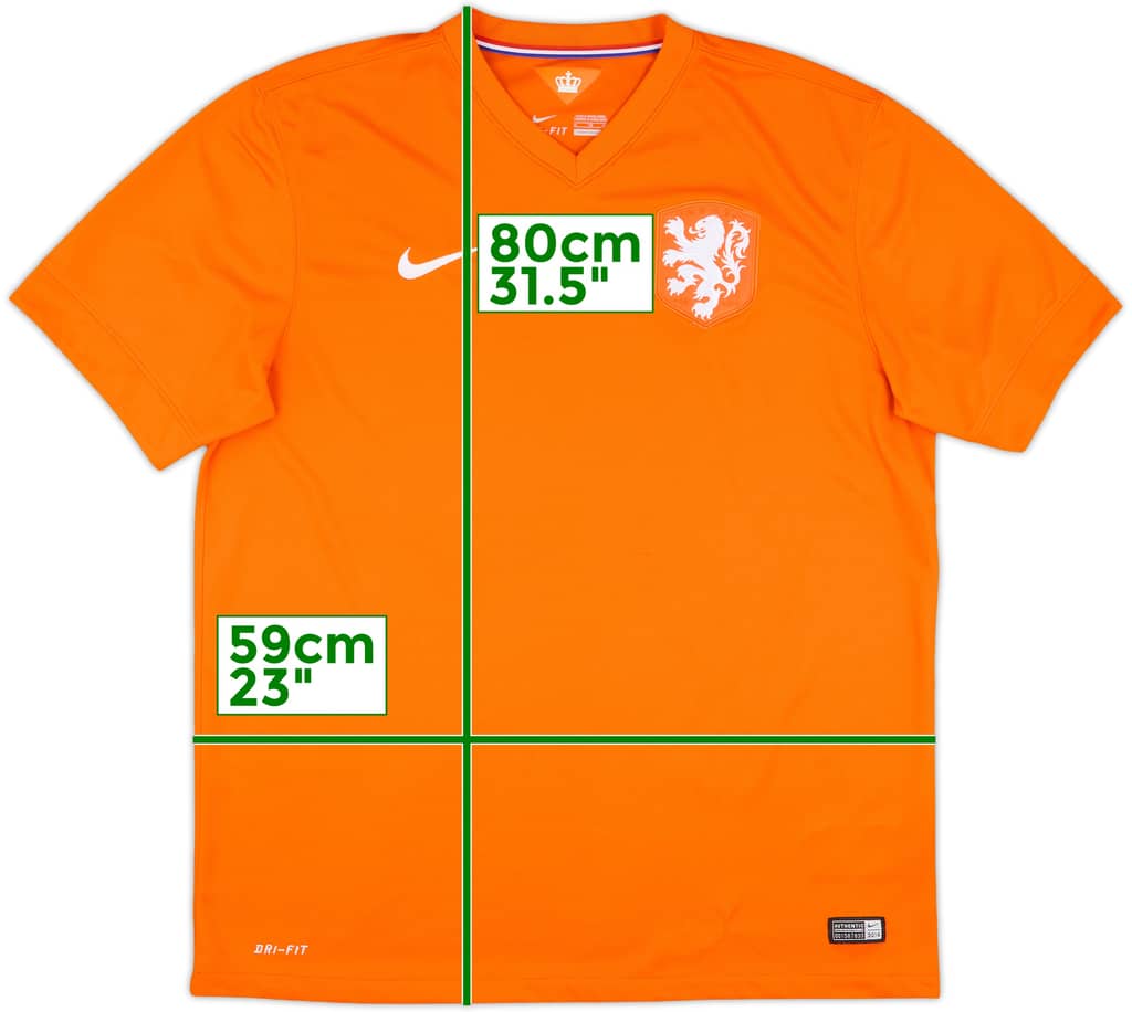 2014-15 Netherlands Home Shirt - 9/10 - (XL)