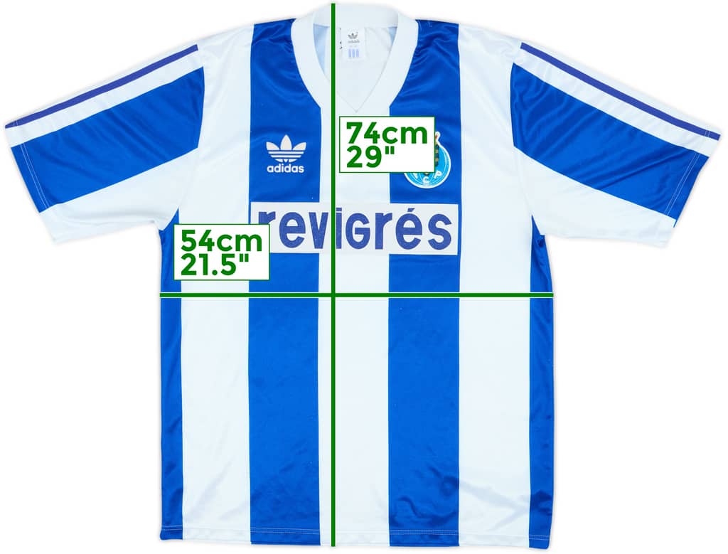 1990-92 Porto Home Shirt - 8/10 - (M/L)
