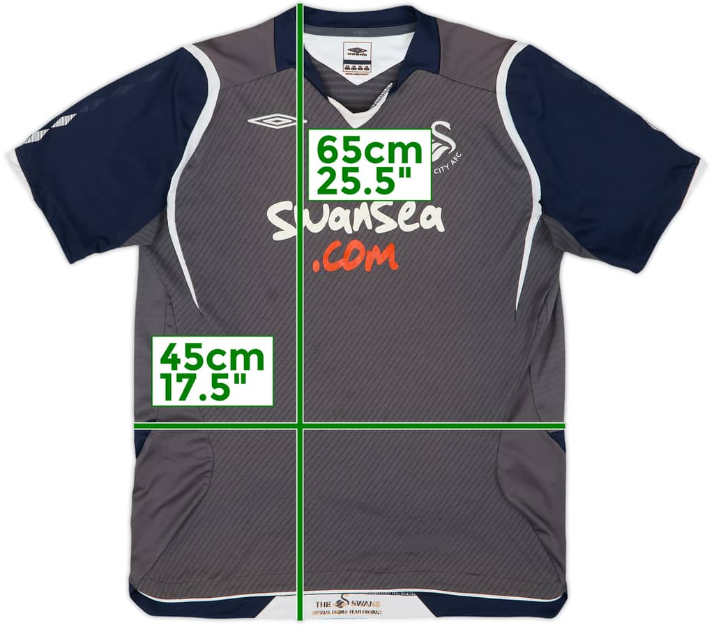 2008-09 Swansea Away Shirt - 6/10 - (XL.Boys)