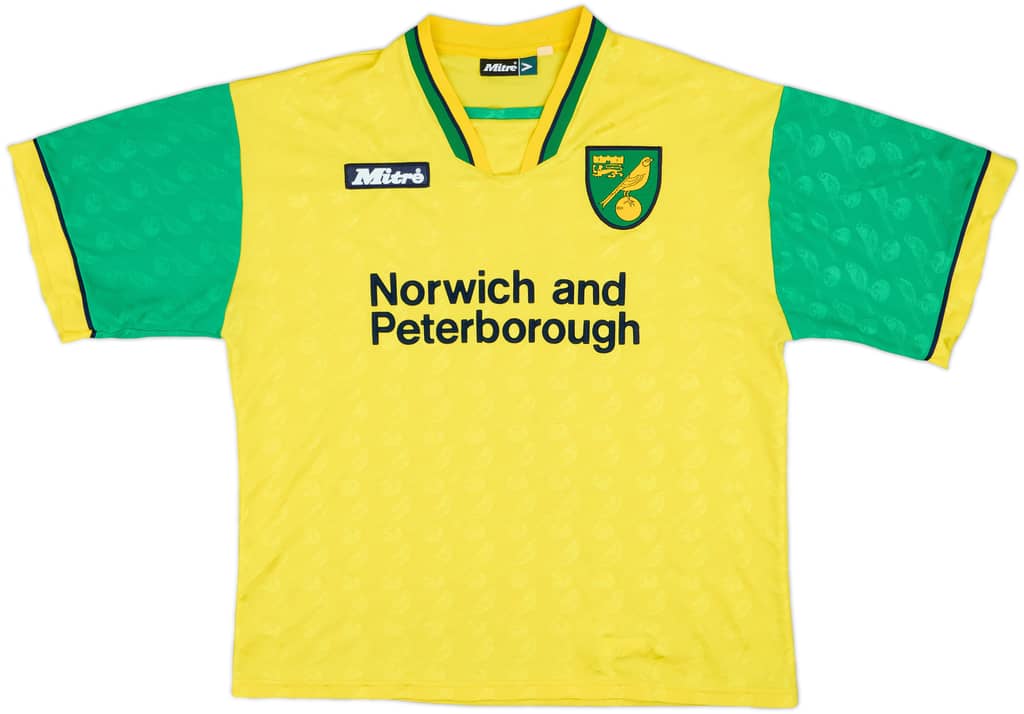 1996-97 Norwich Home Shirt - 8/10 - (S)