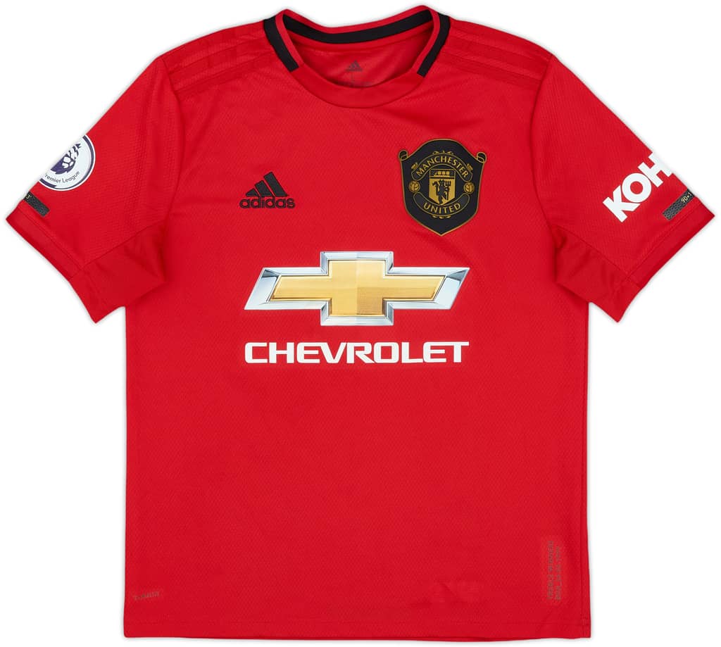 2019-20 Manchester United Home Shirt - 9/10 - (L.Boys)