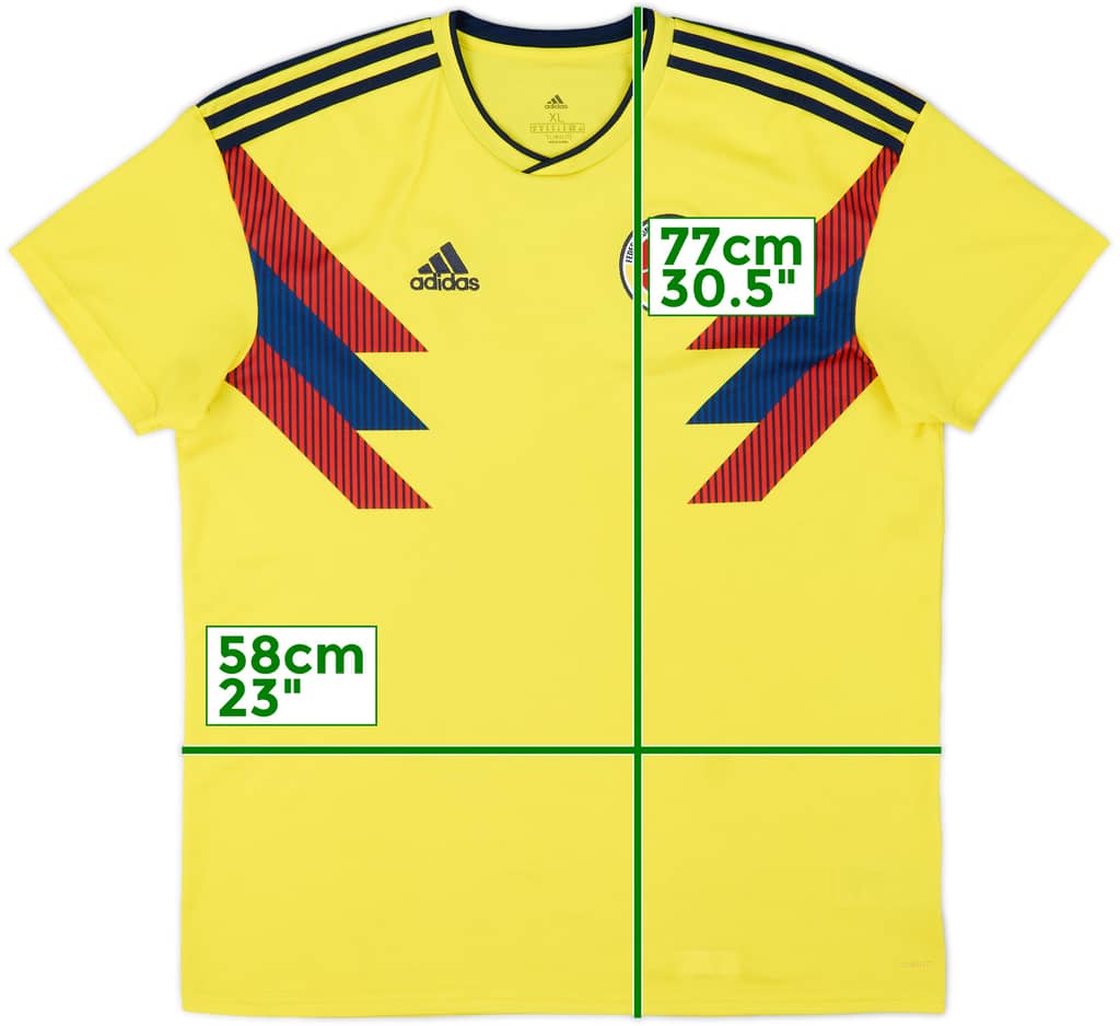 2018-19 Colombia Home Shirt - 7/10 - (XL)