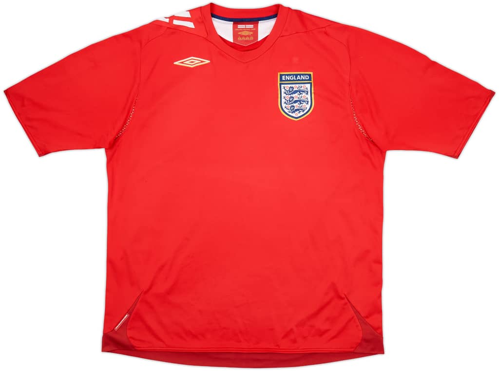 2006-08 England Away Shirt - 4/10 - (XL)