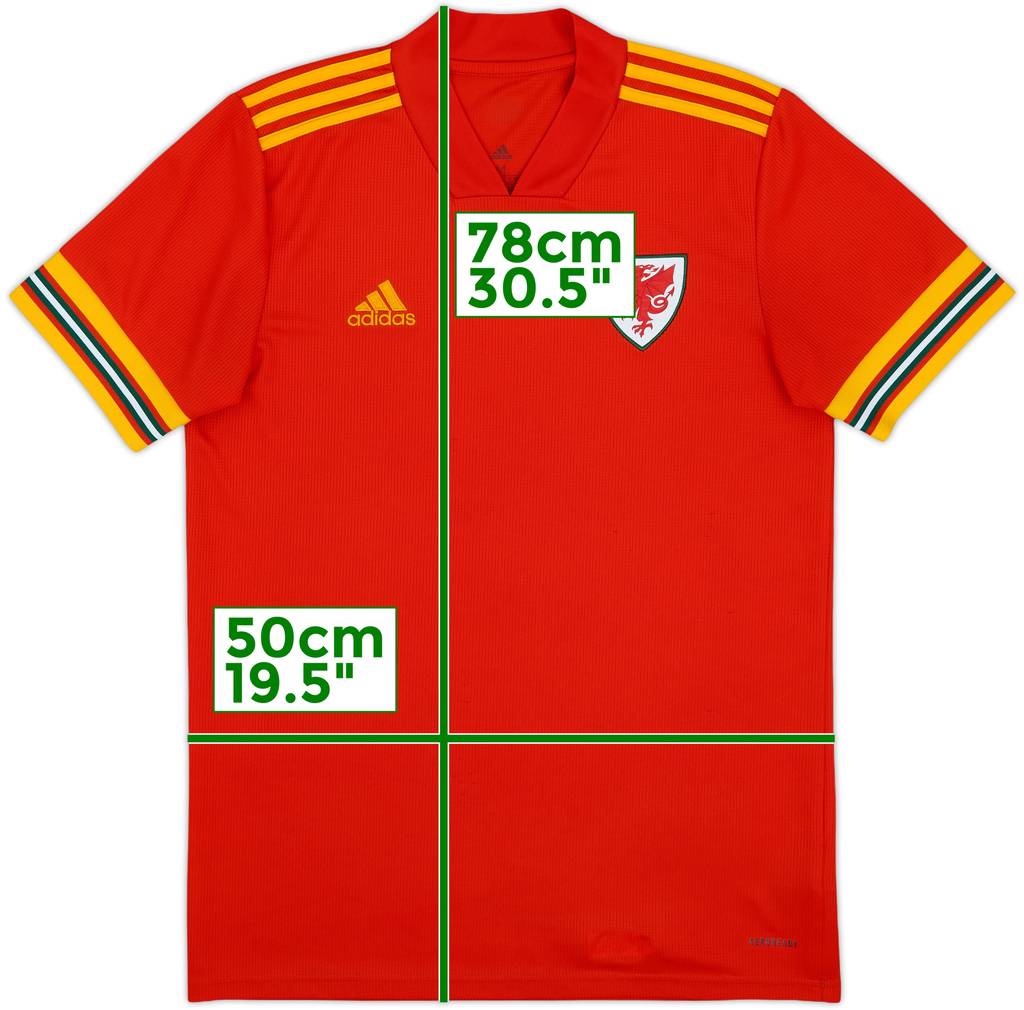 2020-21 Wales Home Shirt - 9/10 - (M)